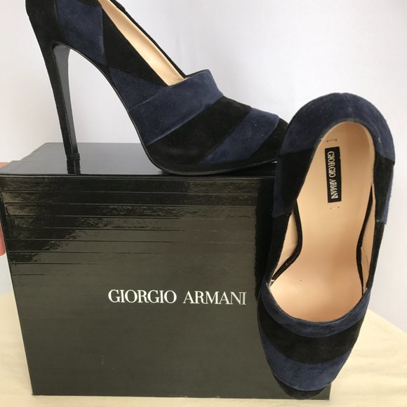 Giorgio Armani Shoes Made in Italy Sz 38.5 - Picture 2 of 7